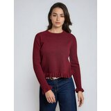 Sinsay Džemper s ukrasnim volanima, s udjelom vune | shoptok.hr