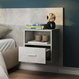  Stenska nočna omarica betonsko siva, (20730063) | Shoptok.si