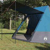 Kamping šator s krovom s pohranom Plava 482 x 360 x 227 cm taft | Eponuda.ba