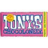 Tony's Chocolonely Bela čokolada 28% z malinami in prasketajočim sladkorjem Cene