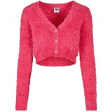 UC Ladies Ladies Cropped Feather Cardigan Hibiskus pink | Shoptok.si