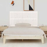  Zidno uzglavlje bijelo 166x3x90 cm od masivne borovine | shoptok.hr