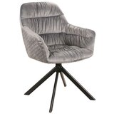  Stolica ASTORIA - baršun - siva | shoptok.hr
