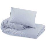  Set posteljine za poplun sivi 200x220 cm lagana mikrovlakna | Eponuda.com