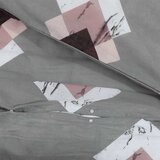  Set posteljine za poplun sivi 260 x 240 cm pamučni | shoptok.hr