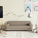 vidaXL Dječja fotelja boja cappuccina 90x53x30 cm od Umjetna koža Cijene