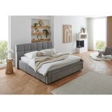 Meise Möbel Sivi tapecirani bračni krevet bez podnice 180x200 cm Canyon – | shoptok.hr