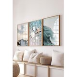 WALLXPERT Ç-300733 - 5070 Višenamenski set dekorativnih slika (3 komada) | Eponuda.com
