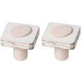  Set okruglih ručki za namještaj (2 Kom., Tip ručke za namještaj: Gumb, Ø x V: 35 x 32 mm, Drvo, Lakirano) Cijene