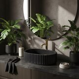 REA Bath Umivalnik na podstavku Margaret Black | Shoptok.si