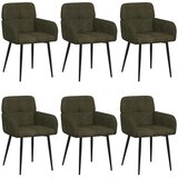  Trpezarijske stolice 6 pcs Umetnička suknja koža | shoptok.hr