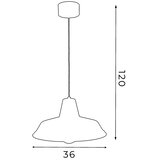  Luster na sajli CLASS 1xE27/15W/230V crvena | Eponuda.com