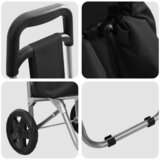 Kolica za kupovinu Crna 35 x 28 x 92 cm Oxford tkanina | shoptok.hr