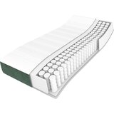  Madrac s oprugama srednje tvrdoće tamnozeleni 140 x 190 x 20 cm baršunasti | shoptok.hr