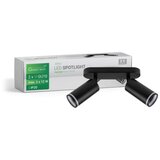 Greentech reflektor 2 x GU10 crni nyxa | shoptok.hr
