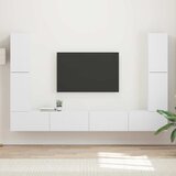  Set TV komoda 8 pcs Bijelo Konstruirano drvo | shoptok.hr