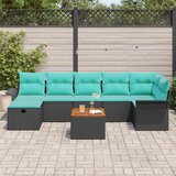  Sjedeća garnitura za vrt 8 kom. poliratan 297,5 x 132,5 x 85 cm | shoptok.hr