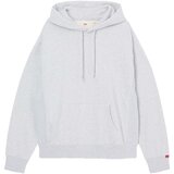 Levi's Puloverji The Authentic Hoodie Light Gray Htr Bros Siva Cene