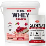 Olympic Ultra Whey Protein Malina Čiž-kejk 2.8kg + Creatine Monohydrate 500g | Eponuda.com