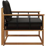  Set vanjskih sofa Čvrsto drvo akacije i Textilene Prirodna | shoptok.hr
