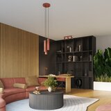 Nice Lamps Opečnato oranžna viseča svetilka ø 19,5 cm Gleam – | Shoptok.si