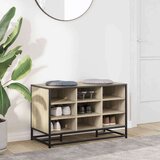 vidaXL Klupa za cipele Sonoma hrast Konstruirano drvo i metal | shoptok.hr