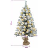 Mini božićno drvce zasnježeno 90 cm 50 LED lampica Topla bijela | shoptok.hr