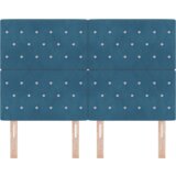  LED vzglavje z LED lučmi Diamantni Temno modra 80 cm Žamet, (5000044036) | Shoptok.si