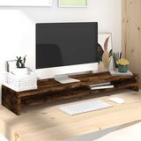  Stalak za monitor boja dimljenog hrasta 100 x 24 x 13 cm drveni | Eponuda.ba