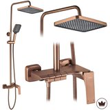 Rea Komplet za prhanje PREMIUM JOE Brush Copper Cene