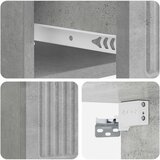  Noćni ormarić za montažu na zid s ladicama 2 pcs Betonska siva | shoptok.hr