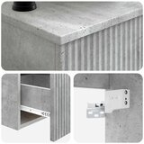  Set ormarića za kupaonicu 3 kom. Betonska siva 53 x 35 x 39 cm - Betonska siva | shoptok.hr