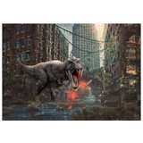  Samoljepljiva foto tapeta - Dinosaur in the City 196x140 | shoptok.hr