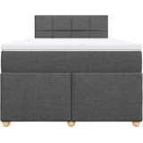  Krevet s oprugama i madracem tamnosivi 120 x 200 cm od tkanine | shoptok.hr