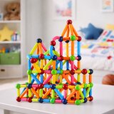  Set magneta za igru "građevinski štapići" - 166 elemenata | Shoptok.si