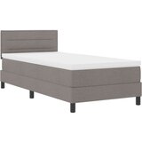 Box Spring Krevet s Madracem Taupe 90x190 cm Tkanina | shoptok.hr