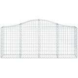  Lučne gabionske košare 9 kom 200x30x80/100 cm pocinčano željezo | shoptok.hr