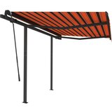  Automatska tenda na uvlačenje 3 5 x 2 5 m narančasto-smeđa | shoptok.hr