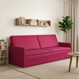 SOFA za 3 osobe Vinska crvena 220 x 81 x 82 cm Bar&amp;scaron;un Slike