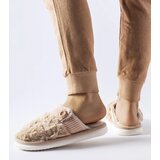 Gemre Beige insulated slippers Lakeland | Shoptok.si