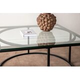 Furniture Fashion Skanör klub stolić 90 × 90 cm, crni | shoptok.hr