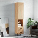 vidaXL Visoka omara sonoma hrast 34,5x34x180 cm inženirski les | Shoptok.si