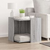 vidaXL Kutija z mačji pijesak boja hrasta 53x53x51cm konstruirano drvo | shoptok.hr