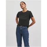 Vila Black basic T-shirt Modala - Women