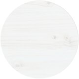 vidaXL Mizna plošča bela Ø30x2,5 cm trdna borovina Cene