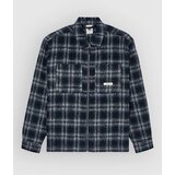 Element Fuzzy Check Jacket brushed plaid dark slate | Shoptok.si
