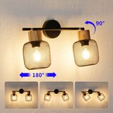  Brilagi - Spot svetiljka BASKLITE 2xE27/15W/230V drvo/crna | Eponuda.com