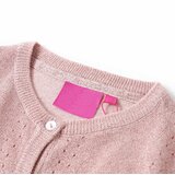  Dječji kardigan pleteni nježnoružičasti 116 | shoptok.hr