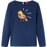 vidaXL Dječja majica dugih rukava modra 92 | shoptok.hr