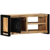 Maison Chic TV omarica - TV stojalo - Televizijska omarica 80x30x35 cm Masivni neobdelan les Mango, (21698934) Cene